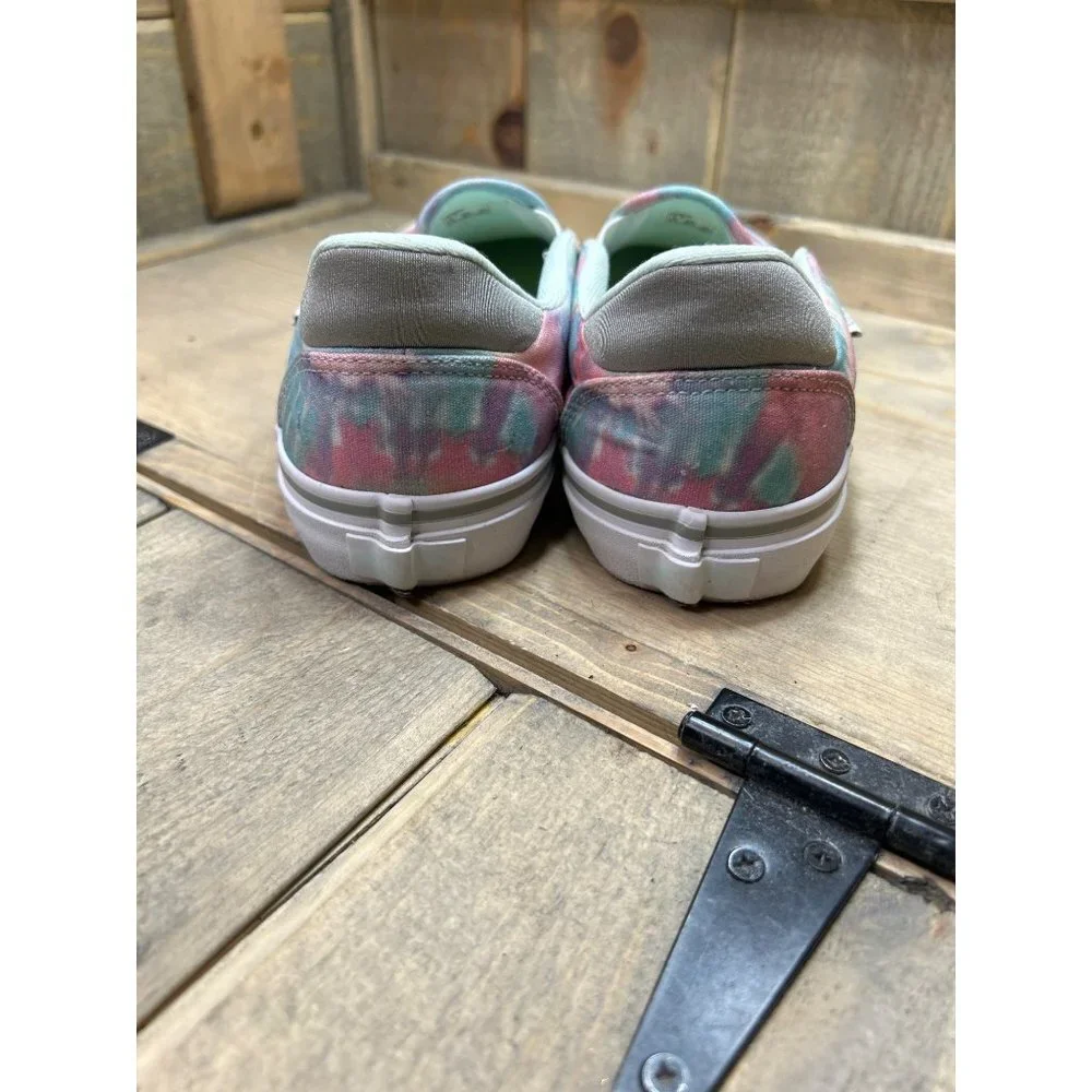 Vans Off The Wall Womens Slip On Sneakers Tie Dye Shoes US7.5 EU38 - Picture 5 of 8